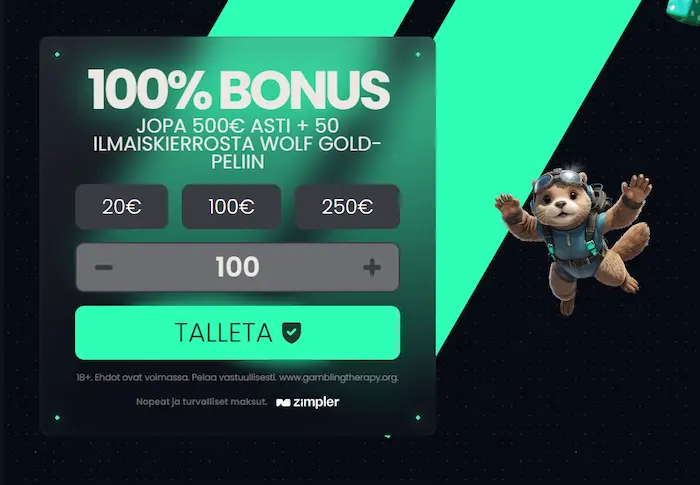 Reipas casino Suomi bonus